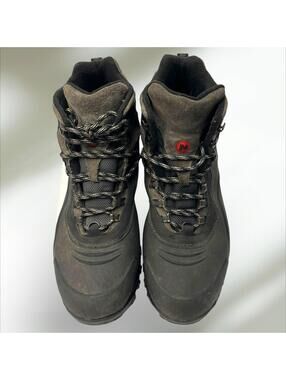 Merrell Boots Men's Size 14 Hiking Waterproof Black Leather J41907 Iceclaw 2013